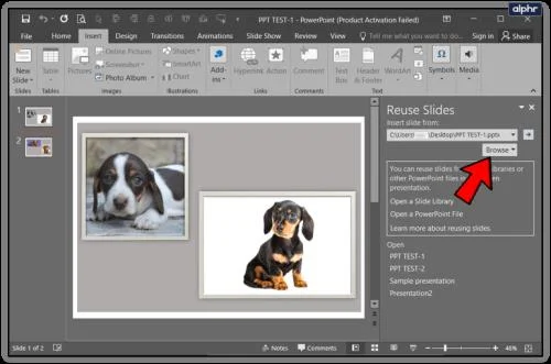 Как да обедините PowerPoint файлове в един файл