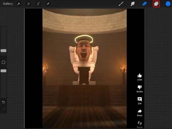 Kā izvēlēties un pārvietoties uz Procreate