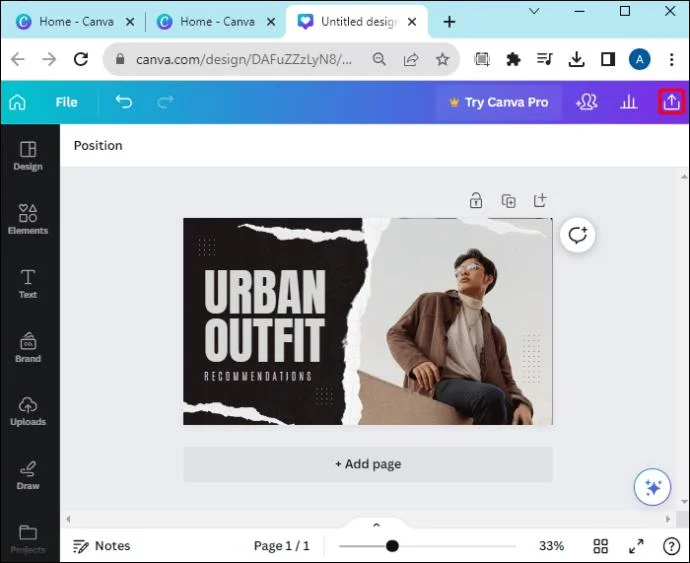 Как да споделите шаблон в Canva