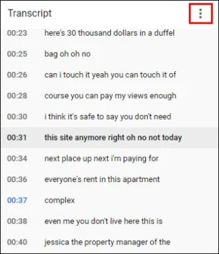 Как да получите препис на видеоклип в YouTube