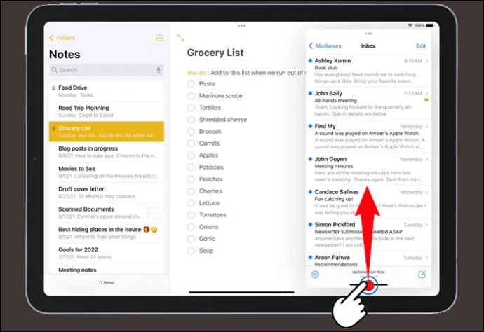 Как да използвате разделен екран на iPad