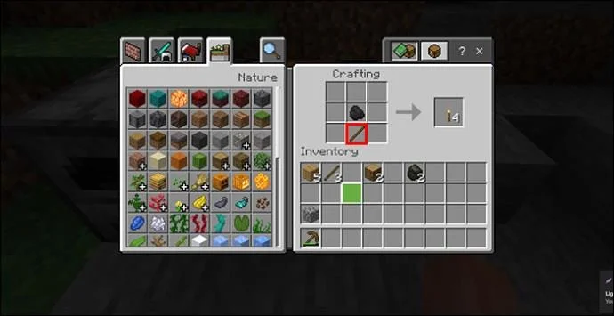 Как да си направим факла в Minecraft