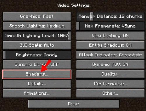 Как да инсталирате шейдъри в Minecraft Forge