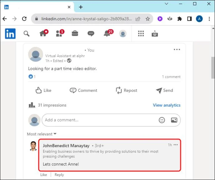 Πώς να διαγράψετε μια ανάρτηση από το LinkedIn