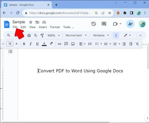 Как да промените PDF в Word