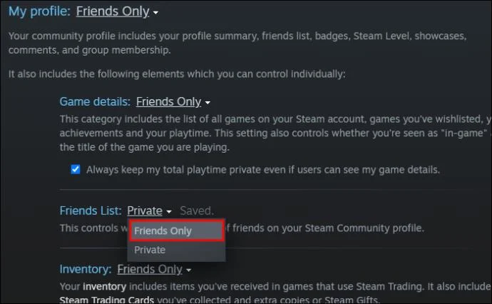Как да направите профил частен в Steam