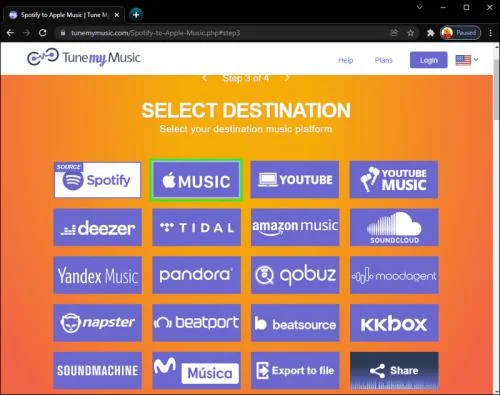 Как да конвертирате плейлист от Spotify в Apple Music