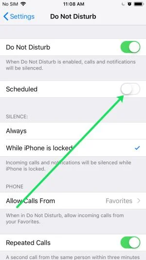 Πώς να απενεργοποιήσετε το Do Not Disturb στο iPhone