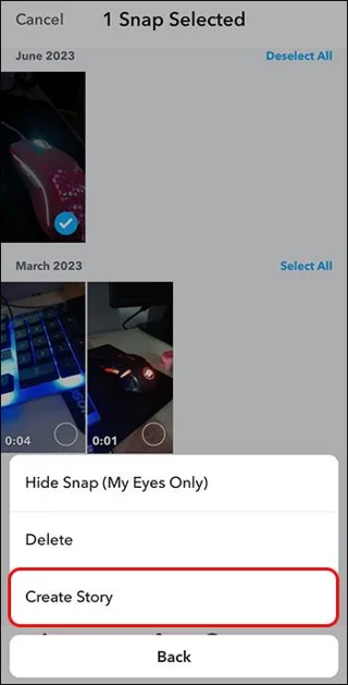 Πώς να δείτε τις αναμνήσεις στο Snapchat