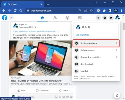 Как да настроите предупреждения във Facebook Marketplace