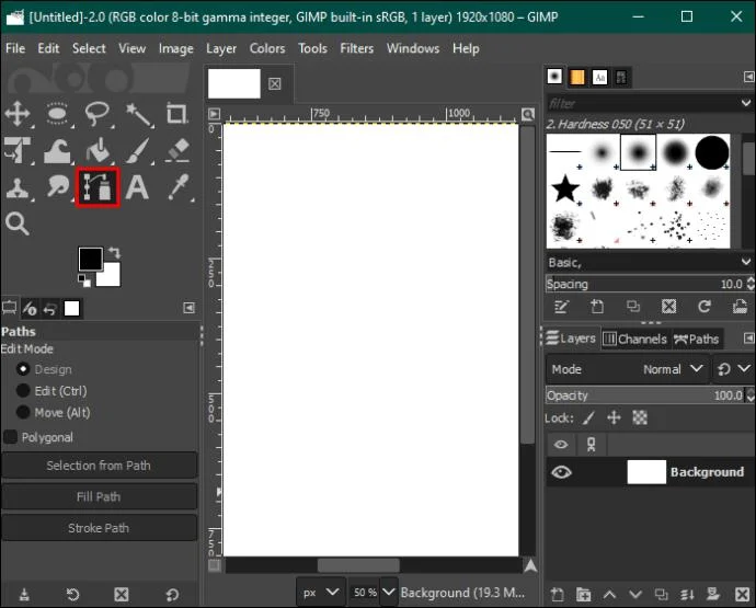 Как да използвате инструмента Path в GIMP