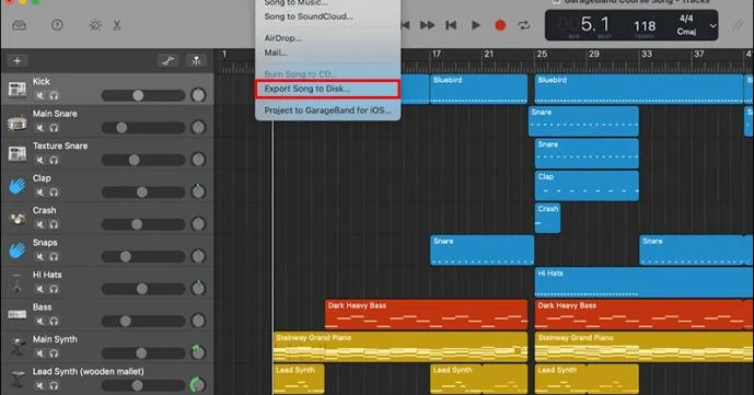 Πώς να κάνετε εξαγωγή σε MP3 στο Garageband