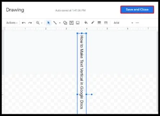 Как да извиете текст в Google Документи