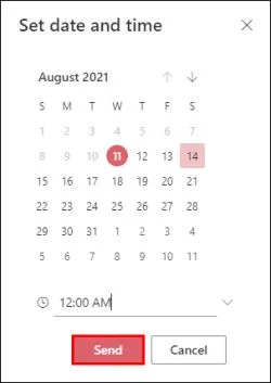 Как да насрочите имейл в Outlook