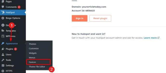 Πώς να προσθέσετε Favicon σε έναν ιστότοπο WordPress