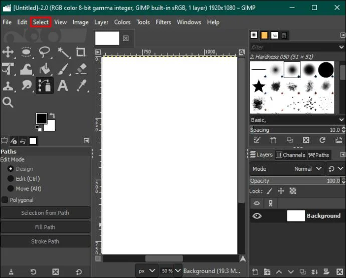 Как да използвате инструмента Path в GIMP