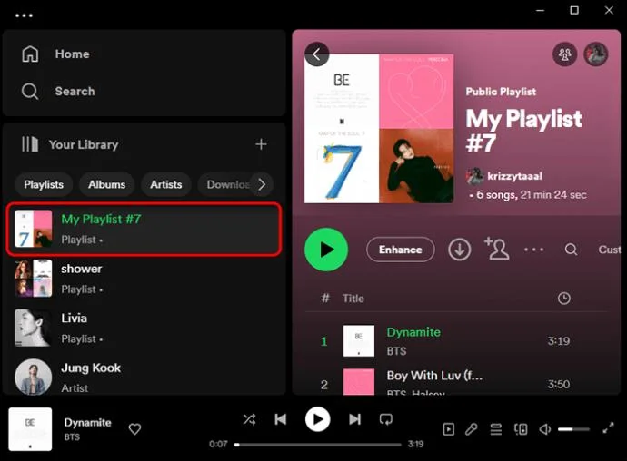 Как да добавите няколко песни към плейлист в Spotify