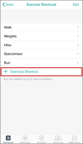 Πώς να προσθέσετε άσκηση σε ένα Fitbit