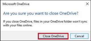 Πώς να σταματήσετε το συγχρονισμό με το OneDrive
