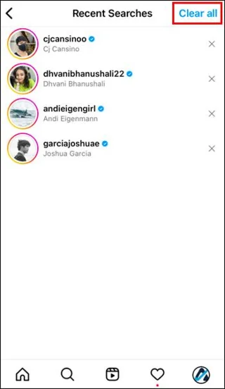 Как да нулирате страницата за изследване на Instagram