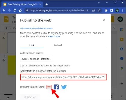 Как да повторите Google Slides