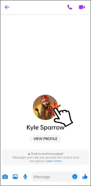 Как да видите часа на съобщението в Messenger
