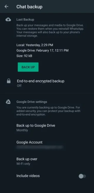 Как да възстановите изтритите съобщения в WhatsApp