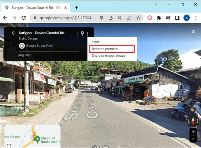 Защо къщата е замъглена в Google Maps?