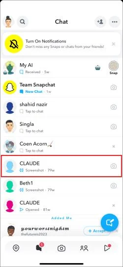 Как да изтриете всички DM в Snapchat
