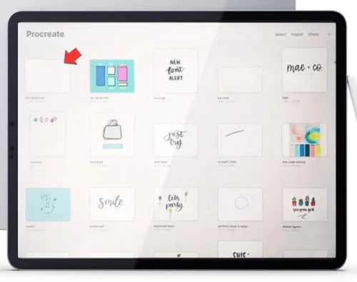 Kā Procreate izvēlēties vairākus slāņus