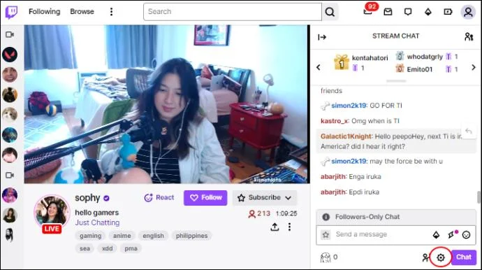 Как да изключите филтъра за чат в Twitch