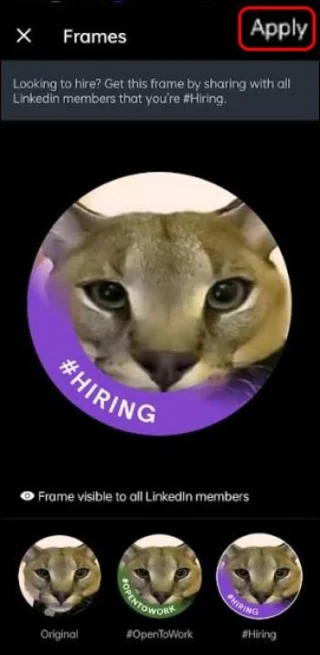 Как да добавите значка за наемане в LinkedIn