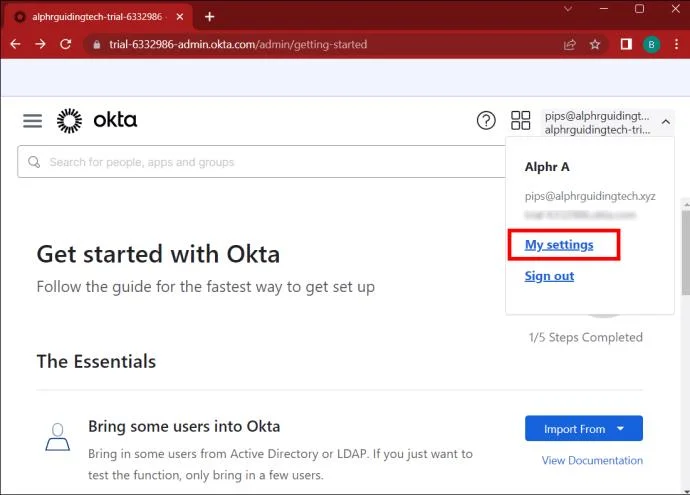 Πώς να αποκτήσετε έναν κωδικό QR με το OKTA