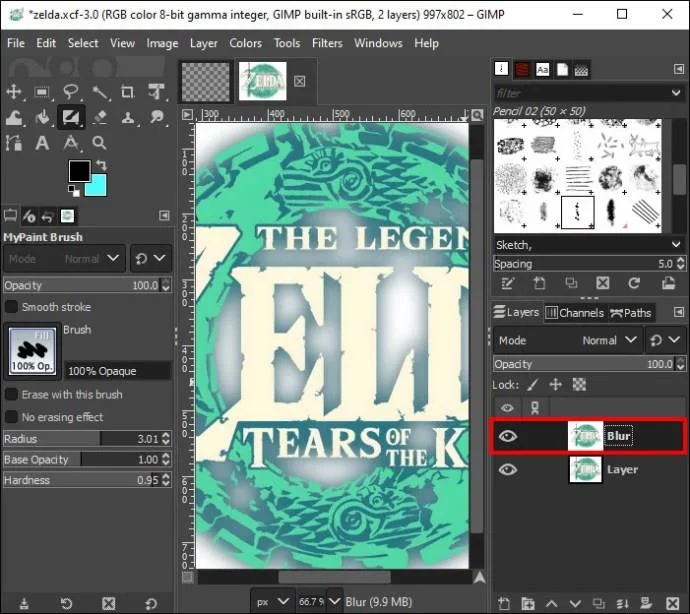 Πώς να κάνετε το φόντο θολό στο GIMP
