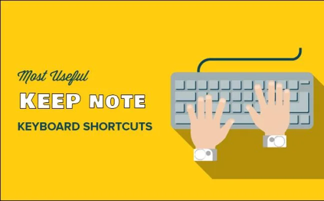 Клавишни комбинации на Google Keep