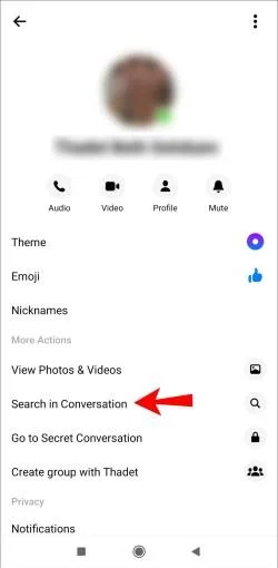 Πώς να κάνετε αναζήτηση μέσω μηνυμάτων στο Facebook Messenger