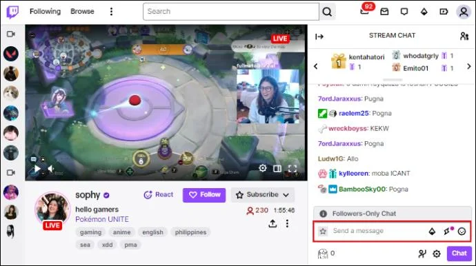 Как да изключите филтъра за чат в Twitch