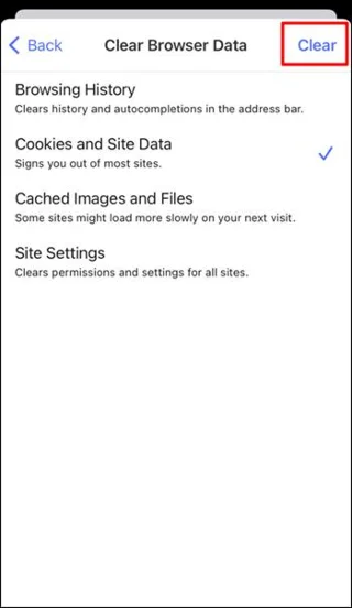 Как да изтриете бисквитките на IPhone