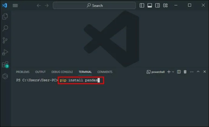 Как да инсталирате Pandas във VS Code