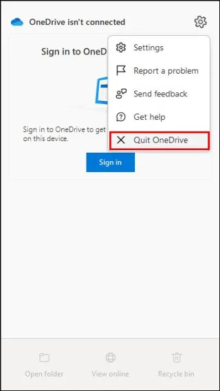Πώς να σταματήσετε το συγχρονισμό με το OneDrive