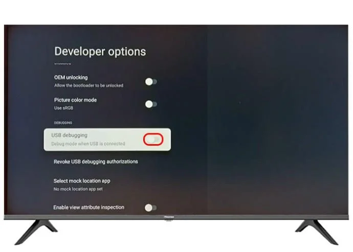 Kehittäjätilan kytkeminen päälle tai pois päältä Hisense-televisiossa