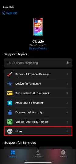 Πώς να κλείσετε ένα ραντεβού Genius Bar