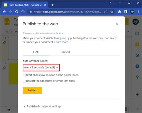 Как да повторите Google Slides