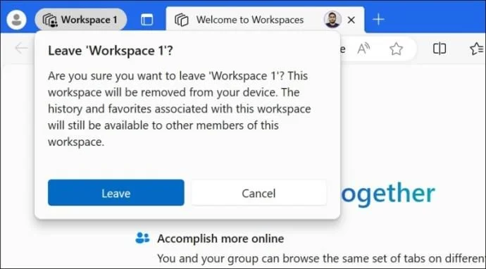 Microsoft Edge: Как да настроите и използвате работни пространства
