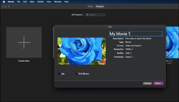 Πώς να αποθηκεύσετε ένα έργο στο IMovie