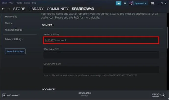 Jak udělat své jméno žluté ve službě Steam