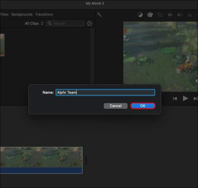 Πώς να αποθηκεύσετε ένα έργο στο IMovie