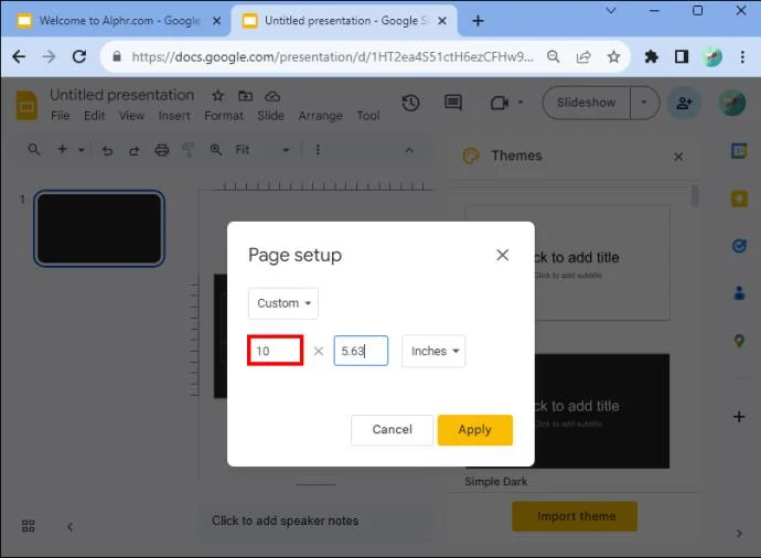 Как да използвате вертикално оформление в Google Презентации