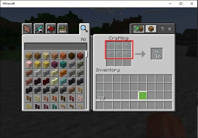 Как да направите стъкло в Minecraft