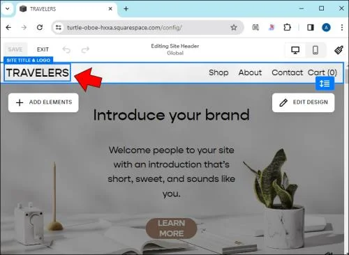 Как да промените името на уебсайт в Squarespace
